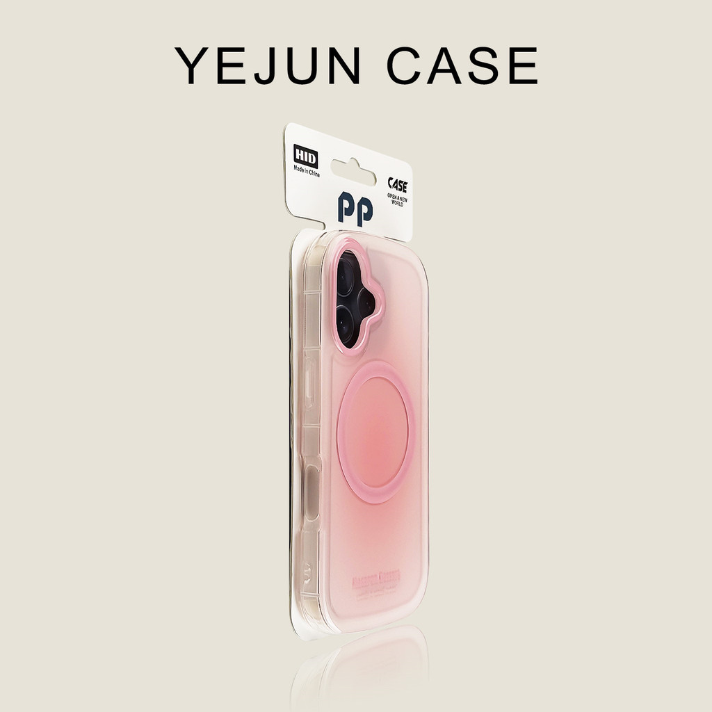 หรูหรารูปไข่Simi Dyeแม่เหล็กโทรศัพท์มือถือสําหรับiPhone17 Pro Max 16 15 14 13 12 Pro Maxกันกระแทกกล้องป้องกันDrop-proof Hardปกหลัง