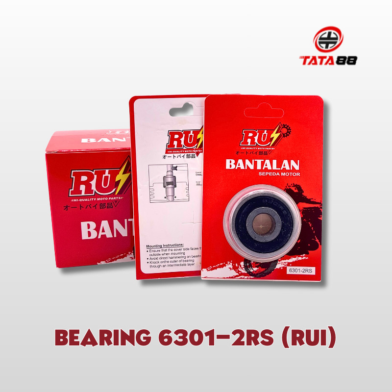 BEARING 6301-2RS RUIN - BEARING BALL LAKER / LAHER BEARING PRESS 6301-2RS
