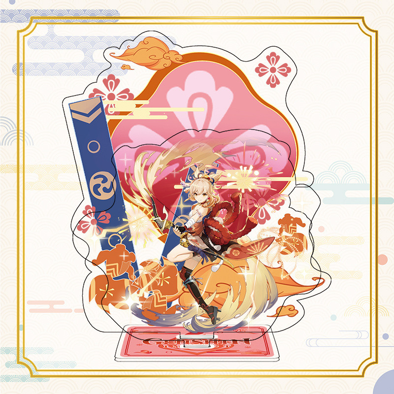 Yuanshen ยืนยี่ห้อ Double-Layer พระเจ้า Sato Sato Sato Sato Kaede Kaede Shin-Crane Shin-Crane อะคริล