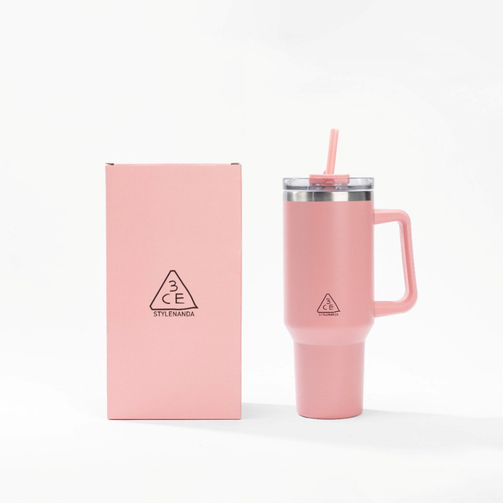 [สินค้าสมนาคุณ งดจำหน่าย] 3CE ทรีซีอี แก้วเก็บอุณหภูมิ Tumbler สี Mood Pink