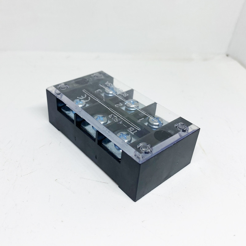 อุปกรณ์ทองแดง TB4503L Terminal Block คงที่ประเภท tb Bar ประเภท 45A/3-Bit Terminal Block 50 ชิ้น Pack