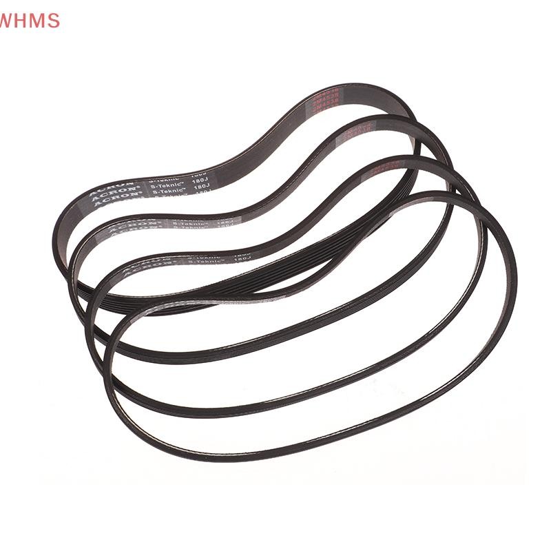 (WHMS) V-Belt PJ457 180J เข็มขัดยาง 3/4/5/6 ซี่โครงสําหรับ DIY RC มอเตอร์เกียร์เข็มขัด DIY รุ่นมอเตอ