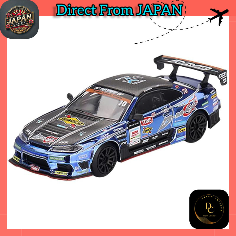 MINI GT 1/64 Nissan Silvia (S15) D1 GP 2023 #70 D-MAX RACING (Right Hand Drive) Japan Exclusive Fini