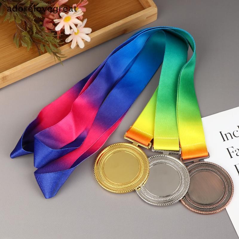 ALT เหรียญรางวัลโลหะคอริบบิ้น Gold Silver Bronze สไตล์สําหรับกีฬาวิชาการหรือผู้ใดๆ เส้นผ่านศูนย์กลาง