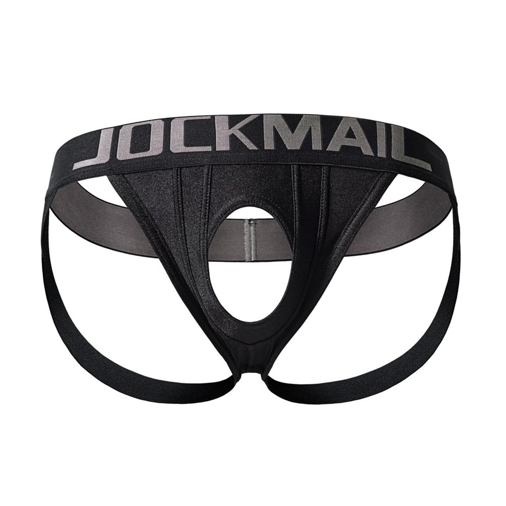 JOCKMAIL ชุดชั้นในผู้ชายแบบตาข่ายเซ็กซี่ Jockstrap ระบายอากาศได้ดี