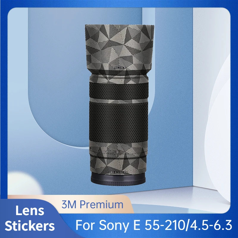 สำหรับเลนส์กล้อง Sony E 55-210mm F4.5-6.3 OSS SEL55210 สติ๊กเกอร์ติดตัวเลนส์ ฟิล์มป้องกัน ฟิล์มไวนิล