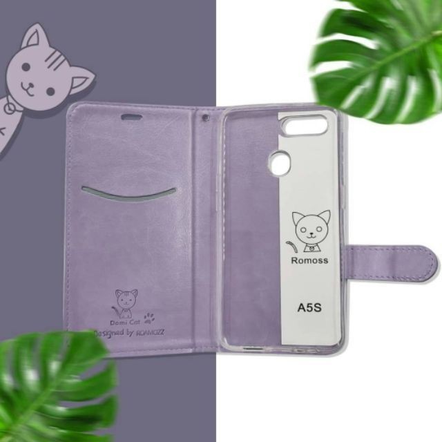 ⚡️ส่งจากไทย⚡️เคสฝาพับ Domicat สำหรับ Oppo A59 5G A79 Reno11 A16 A55 A95 Reno6 Reno6Z Reno6pro เคสหนัง OPPO - รูปที่ 2