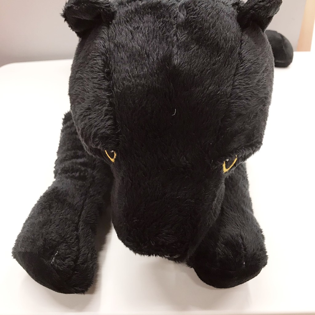 ของแท้ IKEA IKEA Moreli Monkee ของเล่นตุ๊กตาสีดํา Black Panther ตุ๊กตาเด็กตุ๊กตาคู่ของขวัญให้
