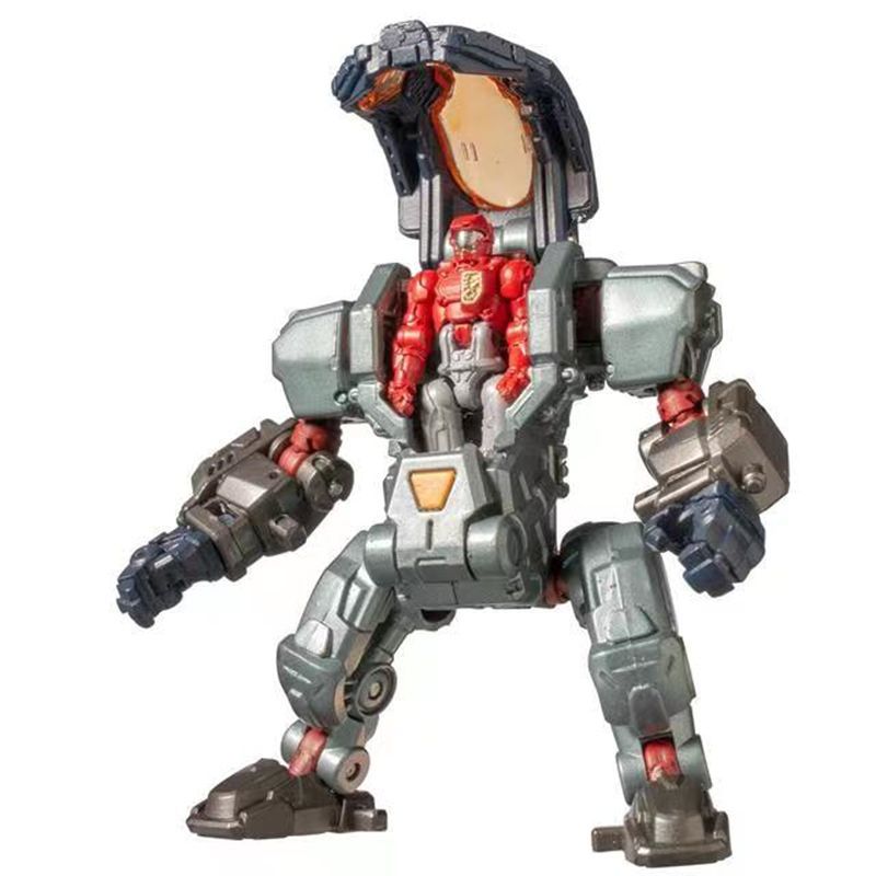 MFT Diaclone Lost Planet ที่วาดด้วยมือ GFL01 Power Suit Minifigure Gnaku Driver Mecha