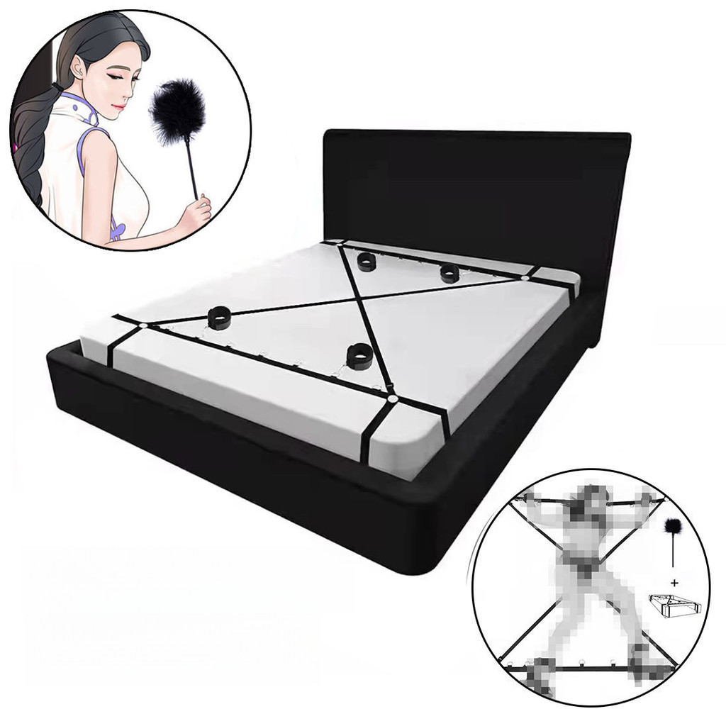 🔥พร้อมส่งค่ะ✅SM Seat Full Body Sexy Sucker Bed Bound Bound Bound Bound Sexy Handcuffs Foot cuffs