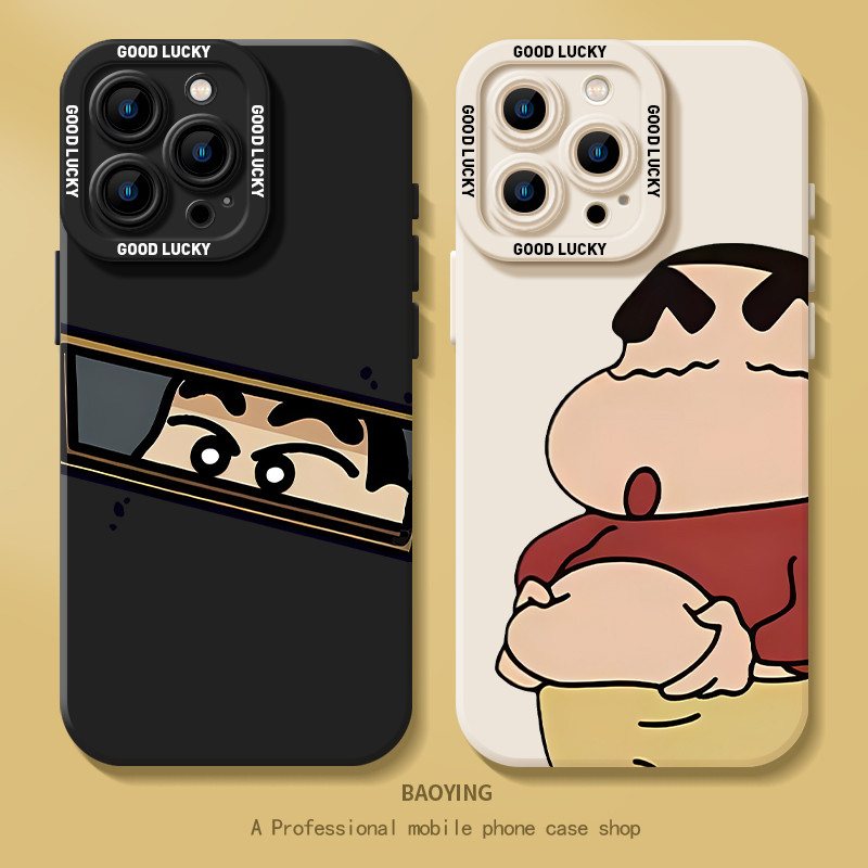Crayon Shin-Chan เหมาะสําหรับ iqoo13 เคสโทรศัพท์ z9turbo + Peeking neo10 OnePlus 12s ตลก 11Pro Boy R