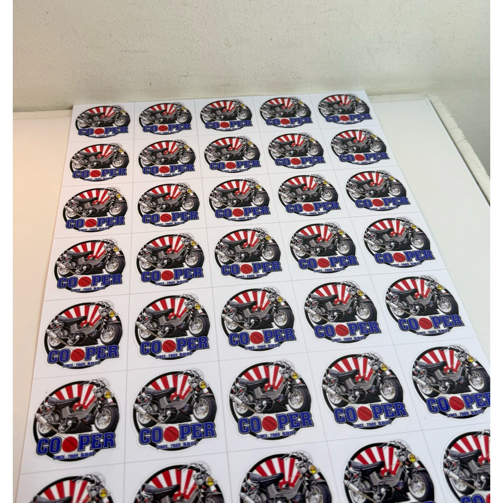 sticker cooper shop 2009 JP