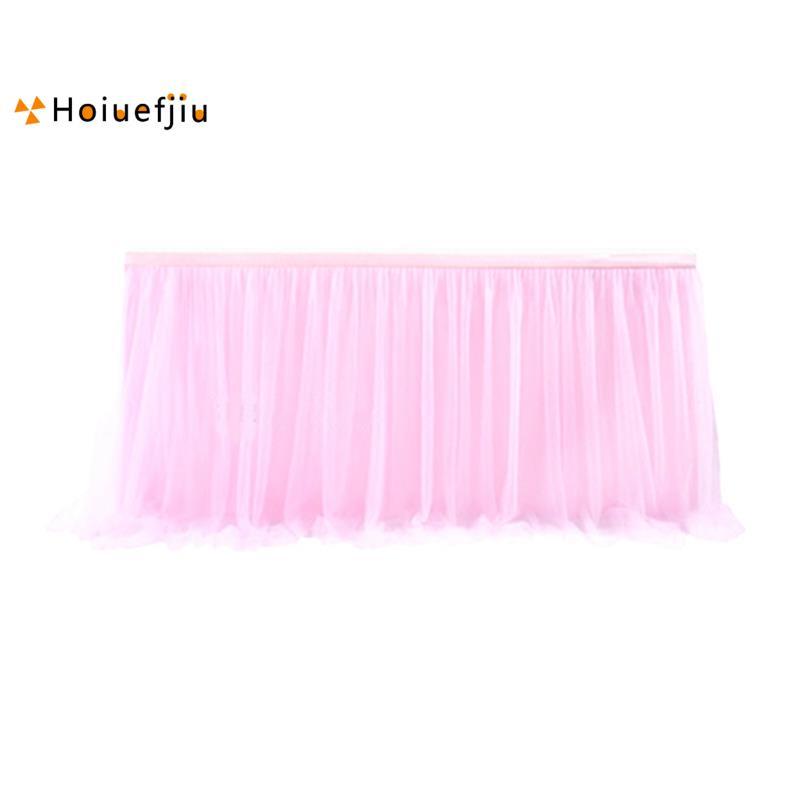 HouefjiuTuel Table Skirt Table Cover Cake Dessert Assurance (4Ft)