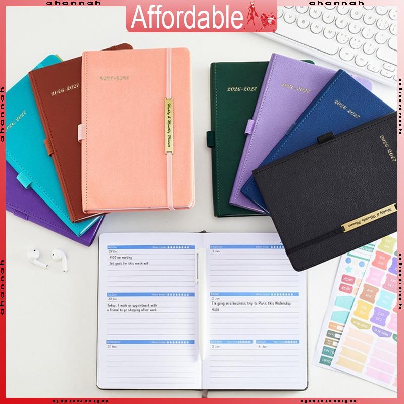 AH 2026-2027 Planner Schedule Planner Journaling Notebooks 18 เดือน Daily Planner