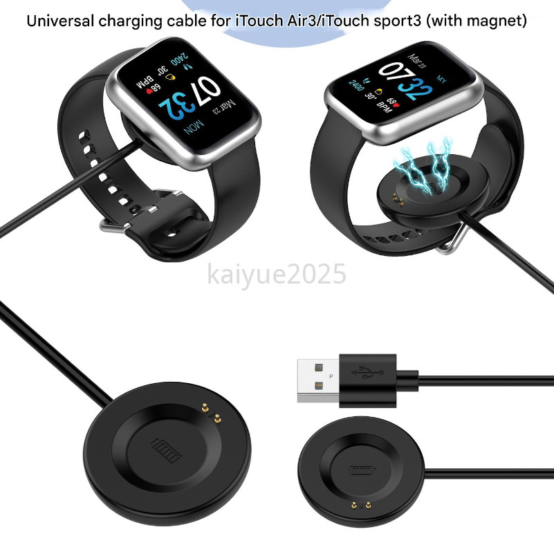 KYH4 Charger Dock สําหรับ iTouch Air 3/Itouch Sport3 ชาร์จ Smartwatch สาย USB สําหรับ iTouch Sport 3
