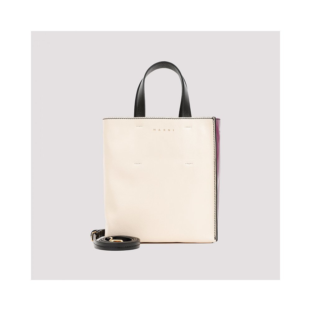 กระเป๋าถือสุภาพสตรีสีจับคู่จากฮ่องกง MARNI