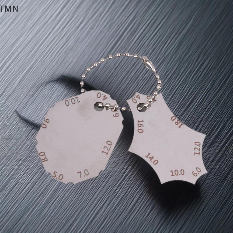 [TMN] เชื่อมข้อต่อสองชิ้นวัด Fillet Weld เชื่อมคอความลึกขาความยาวเครื่องวัดไม้บรรทัดเครื่องเชื่อมเคร