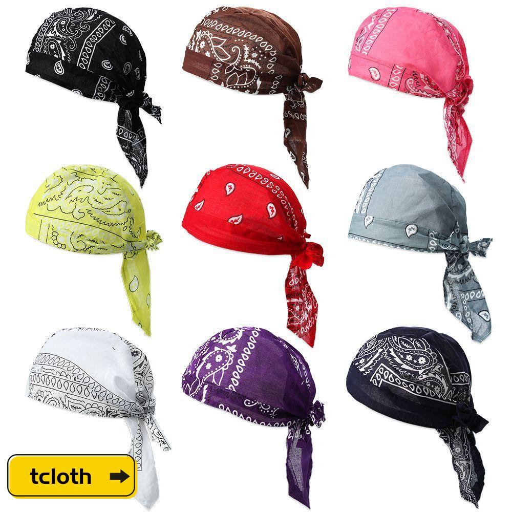 NOONOR Pirate Hat Outdoor Sport Cotton Quick Dry Elastic Headscarf Bandana