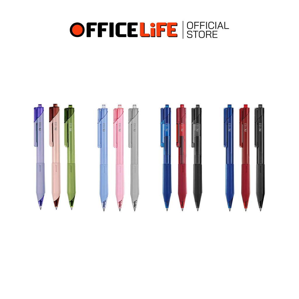 MONAMI (โมนามิ) ปากกาลูกลื่น ปากกา รุ่น FX153 ขนาด 0.5 / 0.7 / 1.0 MM ( 1 ด้าม )