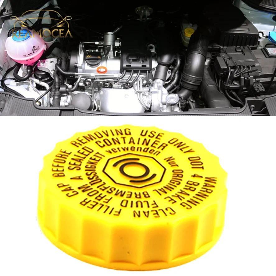 Reamocea รถน้ํามันเบรกอ่างเก็บน้ําขวดถังฝาครอบ OEM 6N1611349บี 1เอช0611346 สําหรับ Audi A1 A4 A6 A8L