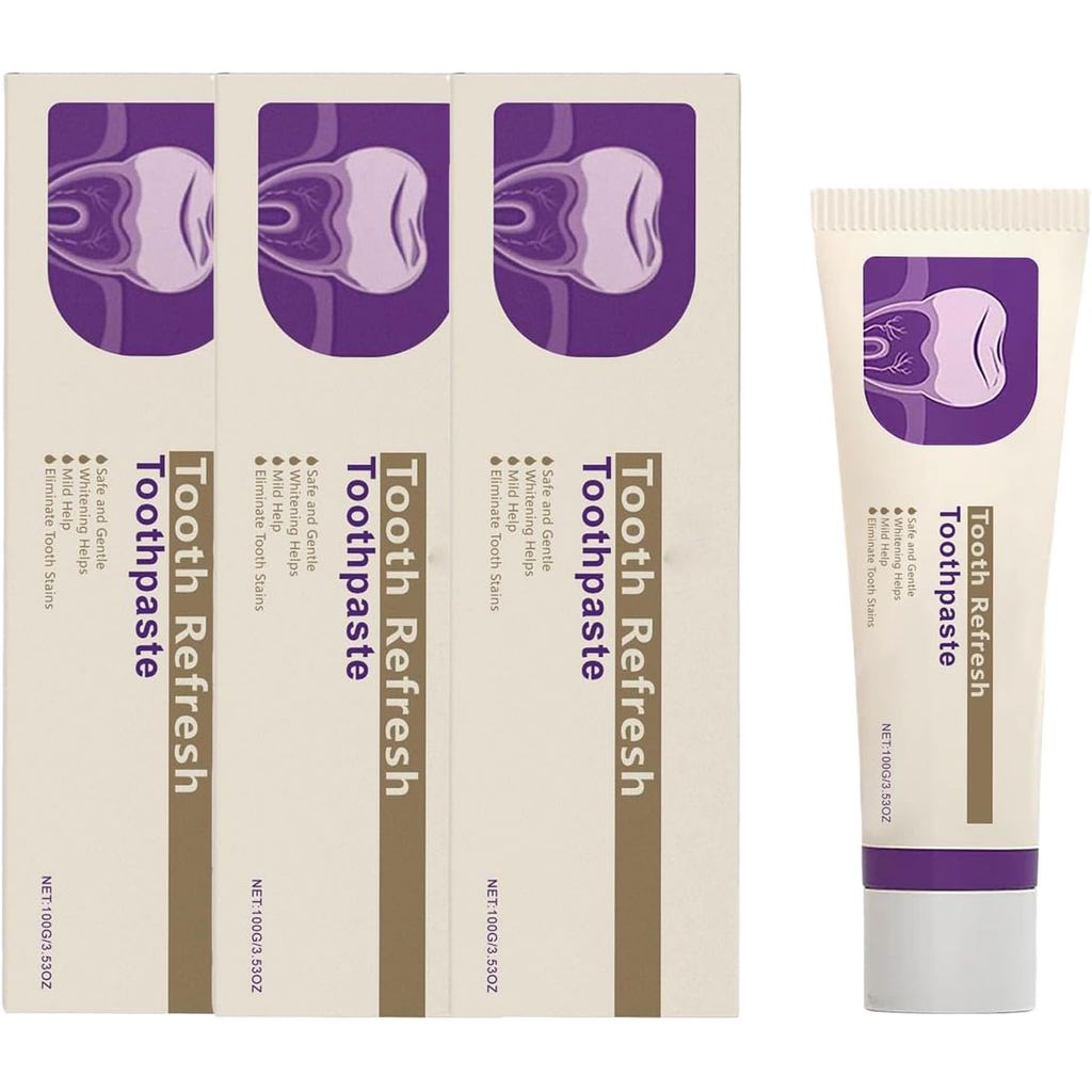 Nature Tooth Refresh Toothpaste,Hydroxyapatite Toothpaste, Enamel Protection and Tooth Strengthening