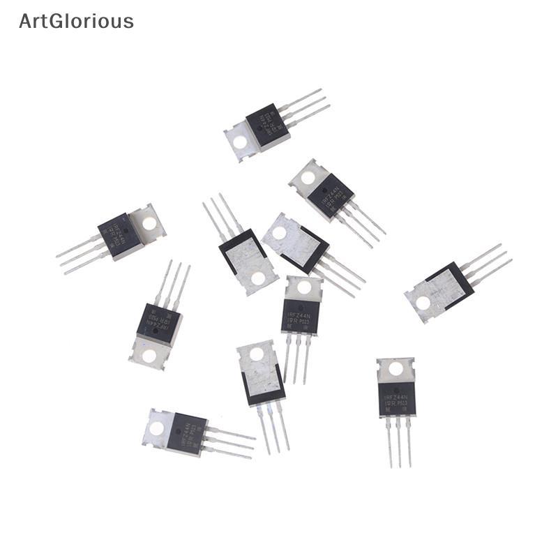 Art 10pcs 55V 49A IRFZ44N IRFZ44 Power ทรานซิสเตอร์ MOSFET N-Channel N