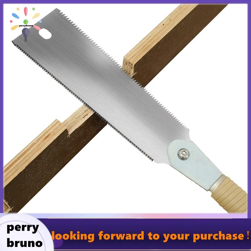 เลื่อยมือดึง Incisive 9.3 นิ้ว SK5 เหล็กคาร์บอนสูง Double Edged Hand Saw 10/17 TPI งานไม้เครื่องมือ