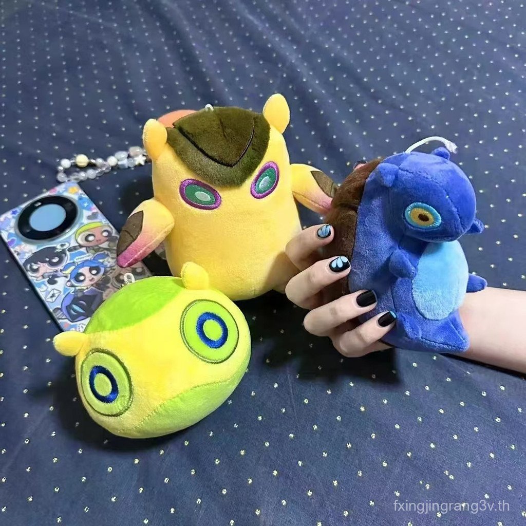 VALORANT เกมอุปกรณ์ต่อพ่วง Gekko Plus ตุ๊กตา Plushie ตุ๊กตาของเล่นอะนิเมะ Key Chain จี้ของขวัญ