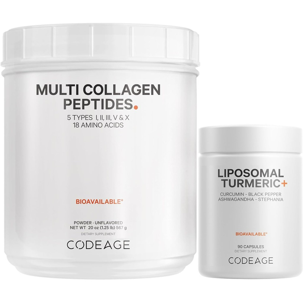 Joint & Immune Support Duo: ผงคอลลาเจนเปปไทด์และขมิ้น