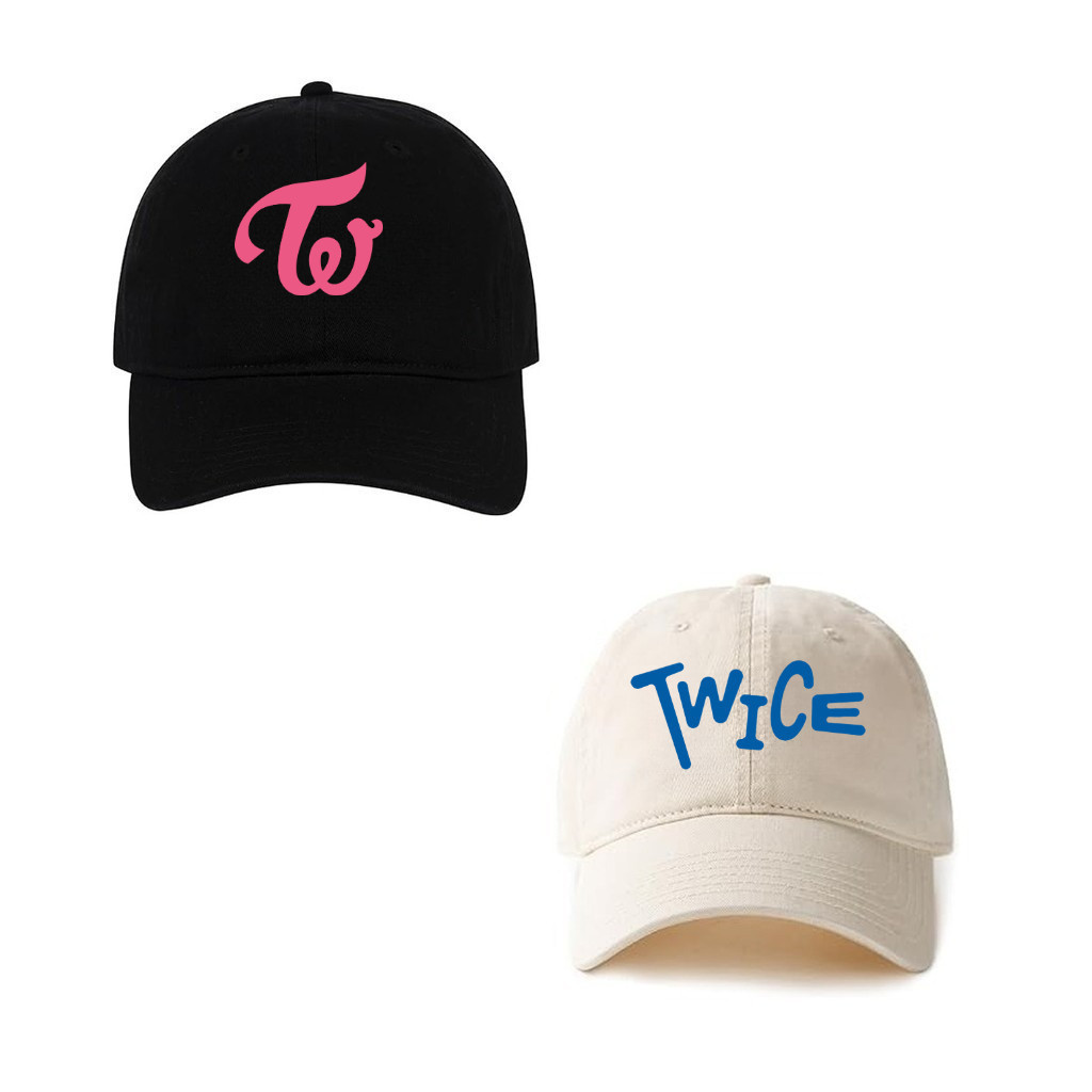 หมวกเบสบอล Kpop Twice Merch หมวกผ้าฝ้ายพิมพ์ลาย Twice หมวกแฟนคลับ Twice ปรับขนาดได้