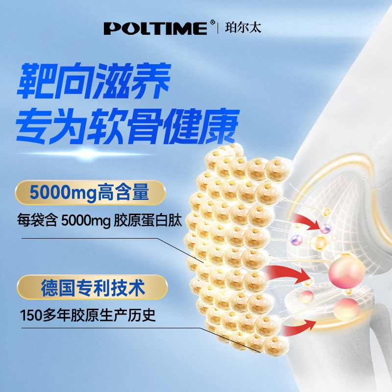 Bone Collagen Peptide Powder Ammonia Sugar Partner Sports Fitness Joint Type Collagen Powder เยอรมัน