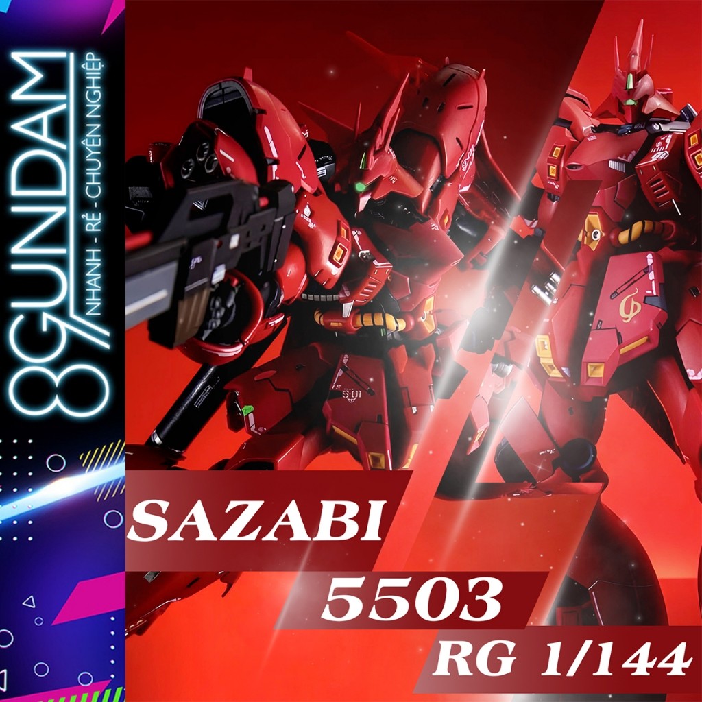 **พร้อมส่ง** 5503 RG 1/144 Sazabi Fighter