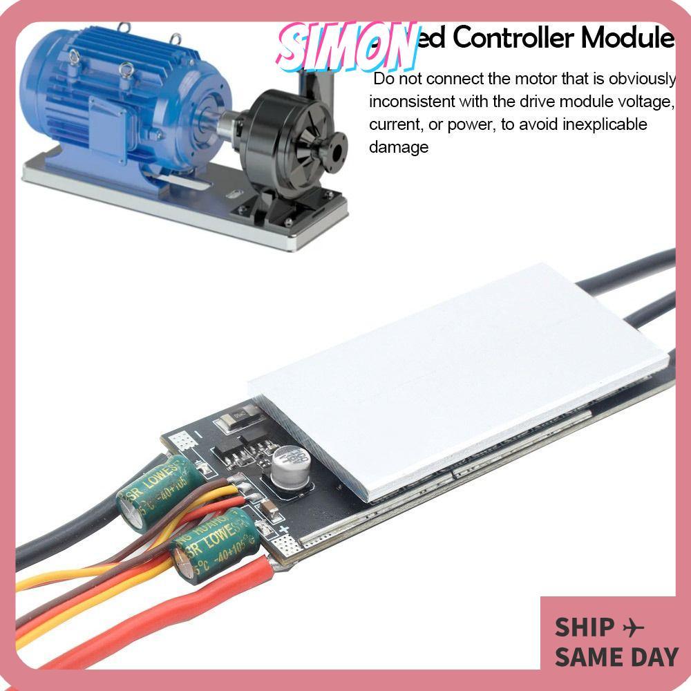 SIMON Hallless DC มอเตอร์ไดรฟ์, 1000W BLDC 3-Phase มอเตอร์แบบไม่มีแปรง, ความเร็วสูง DC 6-24V Potenti