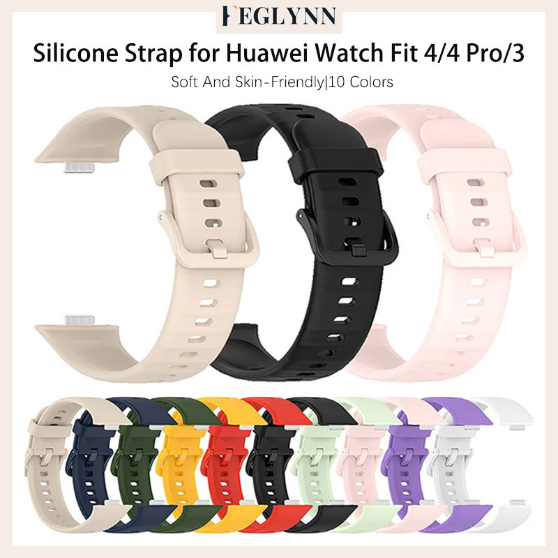 สายรัดกีฬาซิลิโคน for สมาร์ทว็อช Huawei Watch Fit 5 4 3 / 5 Pro / 4 Pro อุปกรณ์เสริมยางปรับได้และระบายอากาศ