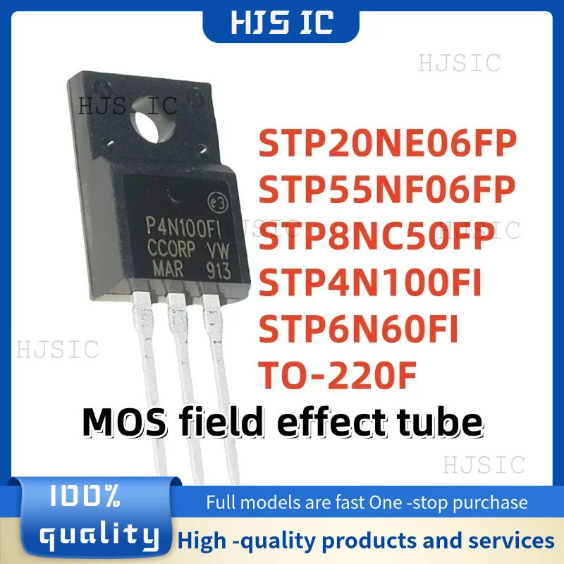 5PCS STP20NE06FP P20NE06FP STP55NF06FP P55NF06FP STP8NC50FP P8NC50FP STP4N100FI P4N100FI P4N100F1F6N