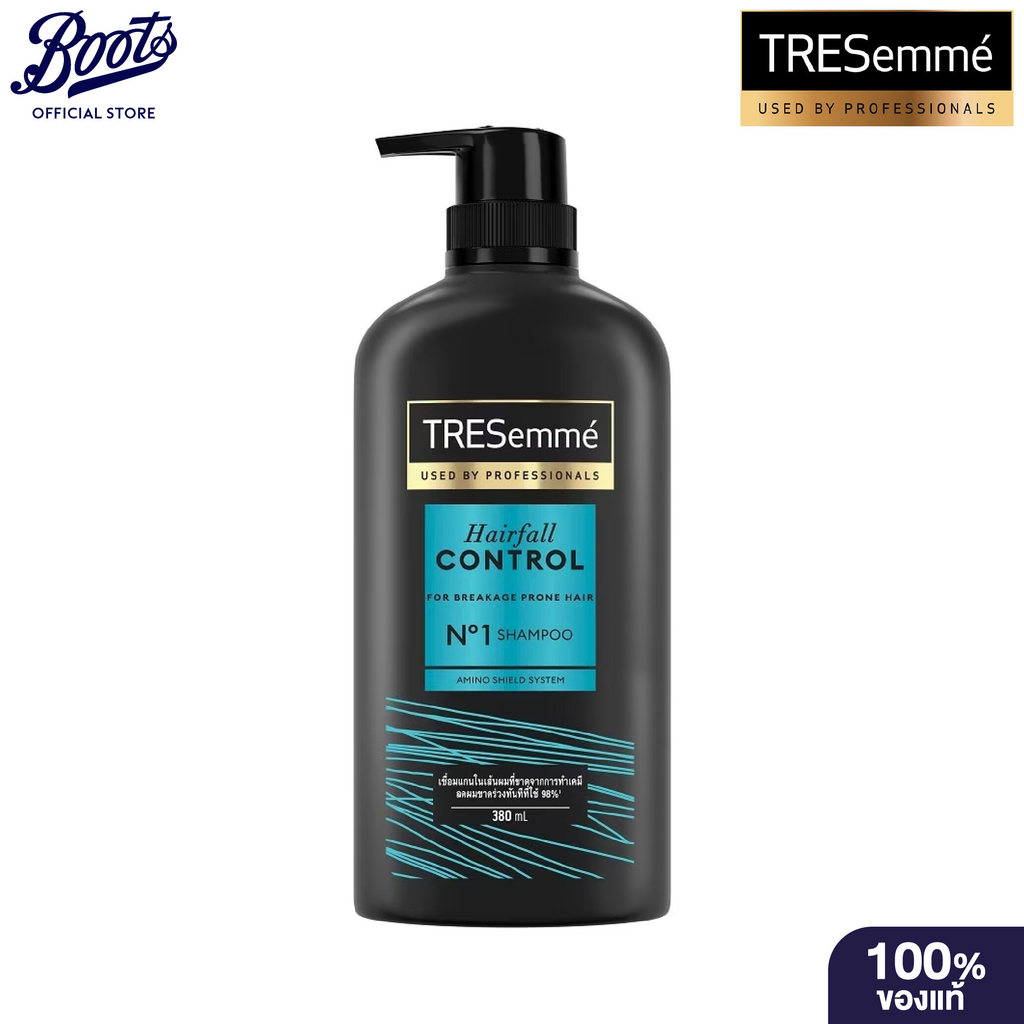 TRESemmé Hair Fall Control Shampoo 380ml  เทรเซเม่ รังแค ผม