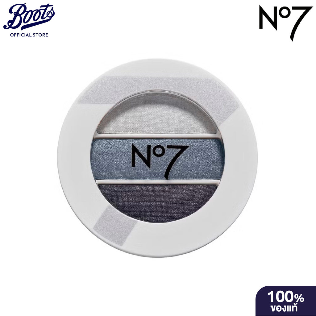 No7 นัมเบอร์เซเว่น ทรีโอ อาย แชโดว์ – สตอร์มมี่ ซีส์ 2.6กรัม NO7 TRIO EYE SHADOW – STORMY SEAS2.6G. – โปรปัง