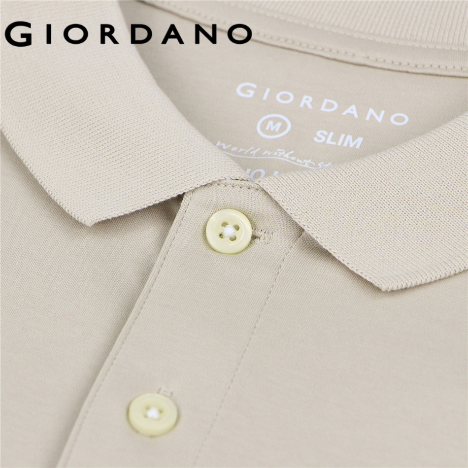 GIORDANO قميص بولو رجالي Slim Liquid Touch — صورة 7