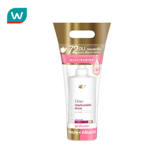 Dove โดฟ ไมเซล่า ไนอะซินาไมด์ ดีท็อกซ์ แชมพู 360 มล.+ คอนดิช…