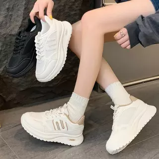 [LN2001] รองเท้าผ้าใบลำลองผู้หญิง แฟชั่นสตรีสไตล์เกาหลี ไซส์ 36-41