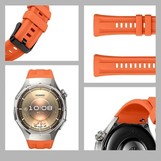 No Gap Strap สําหรับ Huawei Watch GT 6 Pro 46 มม.สร้อยข้อมือซิลิโคนอ่อนนุ่มสําหรับ Huawei GT6 Pro อุปกรณ์เสริมทดแทน