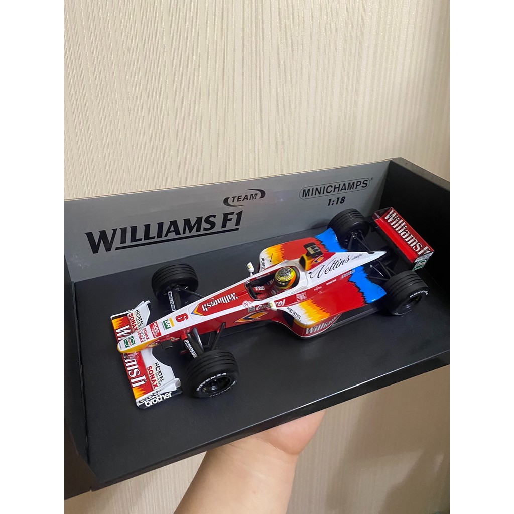 Mini Cut f1 1/18 1999 Williams FW21 Schumacher 1999 Ralph Schumacher 20th Century End 21st Century F