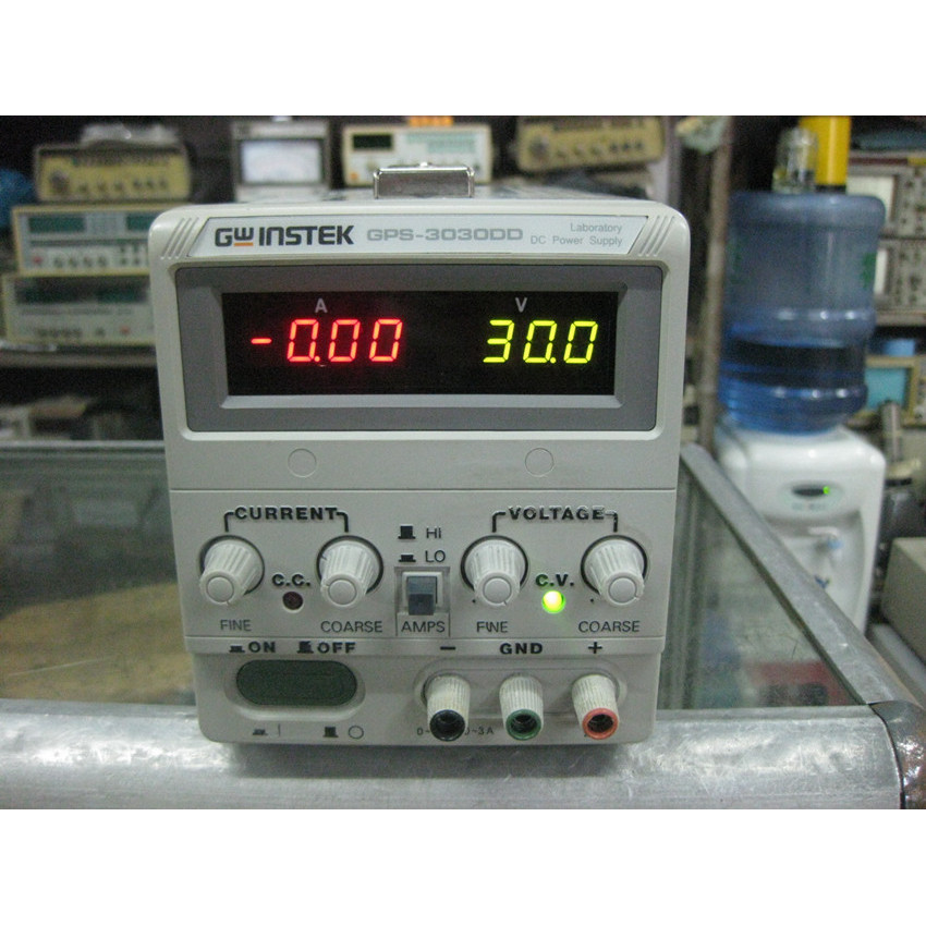 Guwei GPS-3030DD Dual Display Straight Digital Current เครื่องปรับแรงดันไฟฟ้าแหล่งจ่ายไฟ Second-Hand