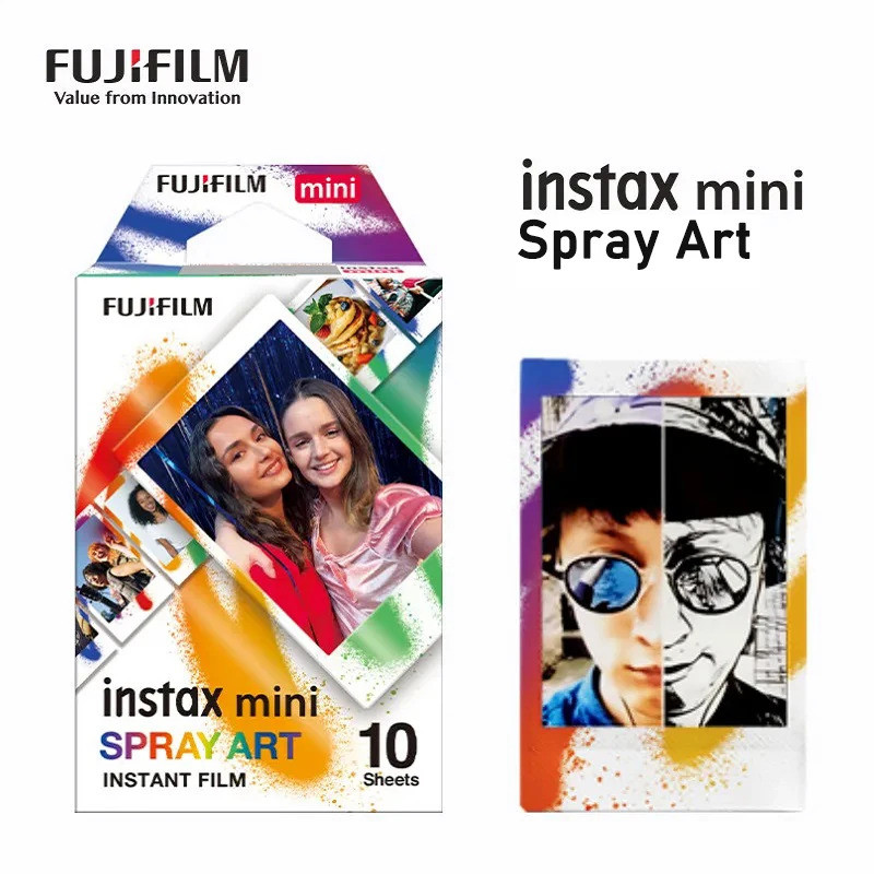 Fujifilm Instax Mini ฟิล์ม Instax Mini 12 สเปรย์ Art Design ฟิล์มสําหรับ Fuji Mini 41 8 9 Se 25 99 4