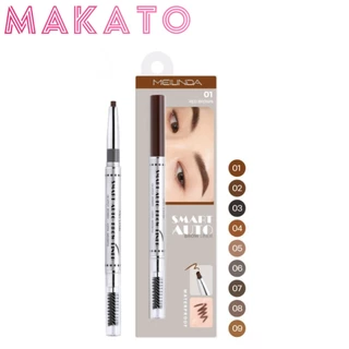 MEILINDA Smart Auto Eyebrow เมลินดา ดินสอเขียน เขียนง่าย กันน้ำ ติดทน ใช้ง่ายทุกวัน 1 แท่ง
