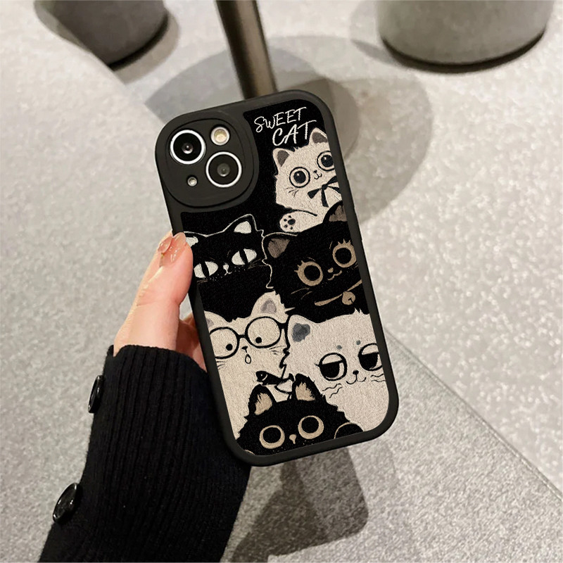 สต๊อกไทย เคสโทรศัพท์ การ์ตูน ไฮโซ เคสครอบแบบนิ่ม For รูปที่ 7