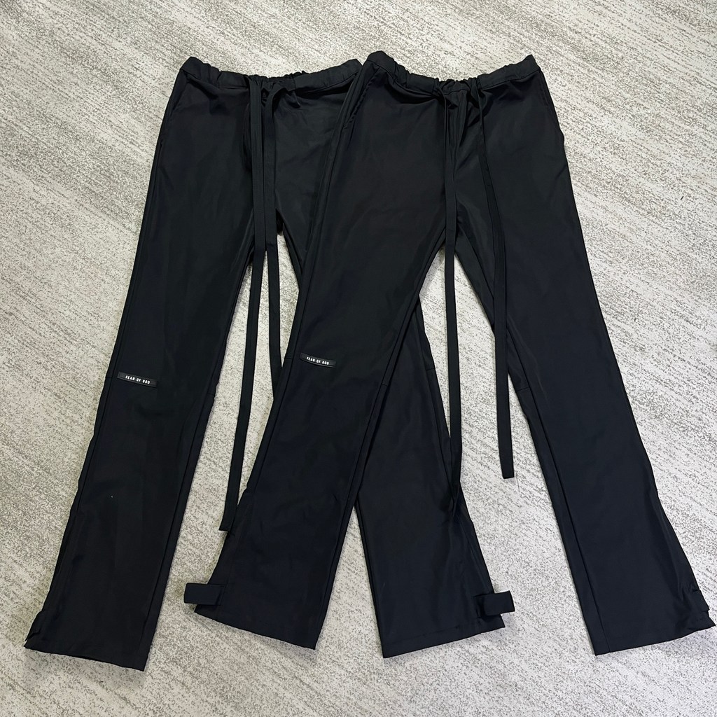 รุ่นที่ถูกต้อง FEAR OF GOD FOG6Th ไนลอนสายหลัก Streamer Drawstring Velcro High Street Fog Streamer ก