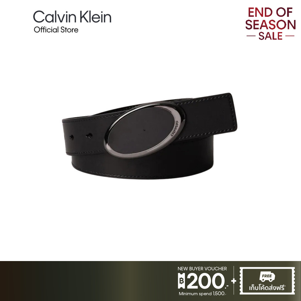 CALVIN KLEIN เข็มขัดผู้หญิง รุ่น 40429WF UB1 - สีดำ