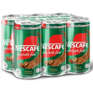 เนสกาแฟพร้อมดื่มเอสเปรสโซ 170มล. แพค 6 Nescafe Espresso 170ml. P6 [หมายเลขบาร์โค้ด 8850124003362]