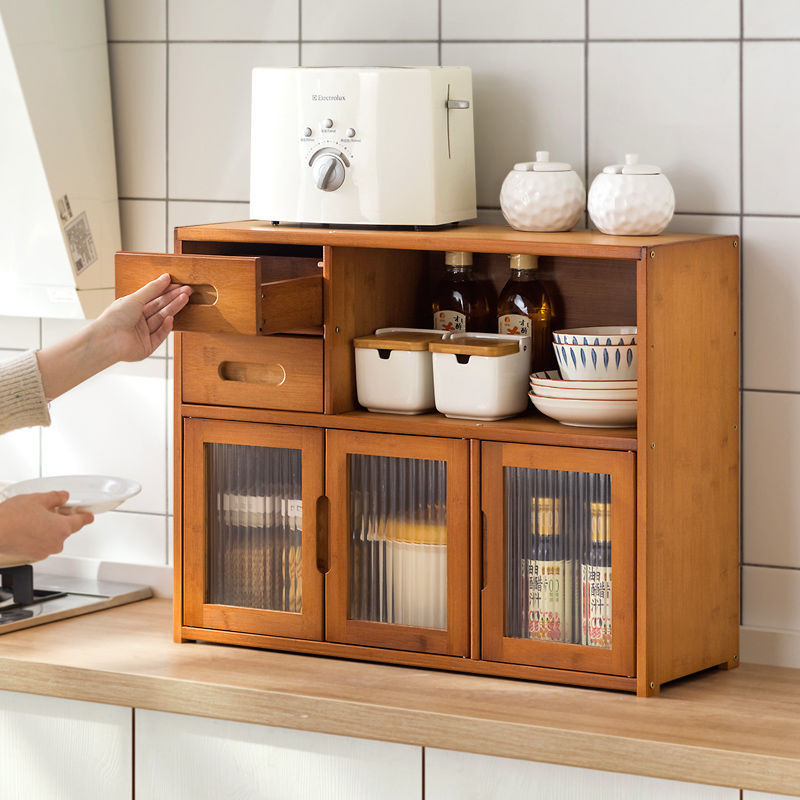 Sideboard Cabinet Home Kitchen Shelf Cupboard Storage Sideboard Desktop Storage Cabinet